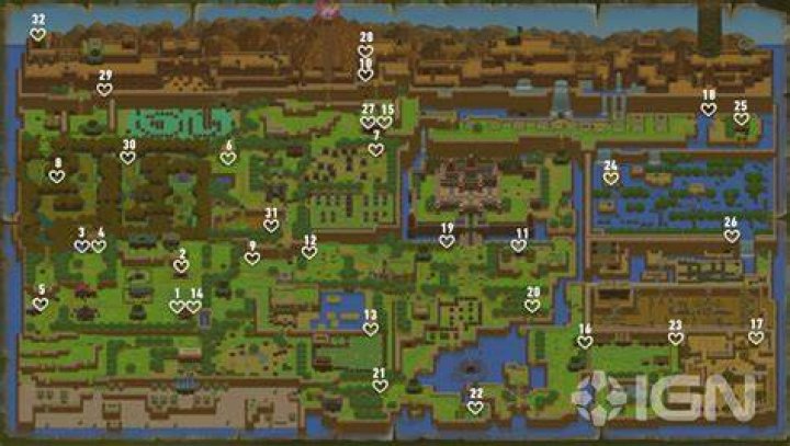 All Heart Piece Locations in Zelda: Skyward Sword