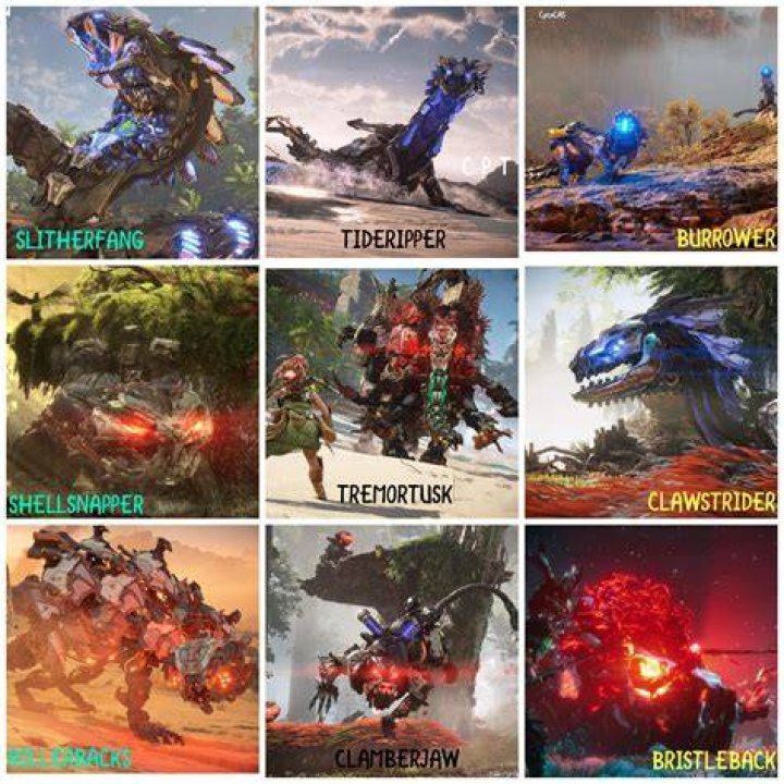 Horizon Forbidden West: Burning Shores Review All-machines-in-Horizon-Forbidden-West-and-how-to-Scan-Them