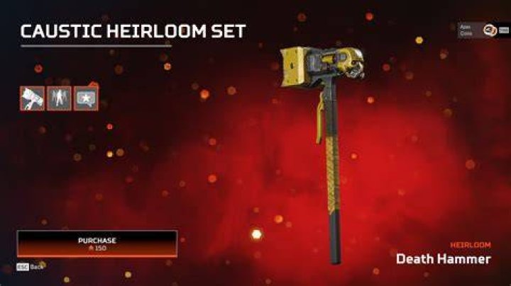 Apex Legends Caustic Heirloom