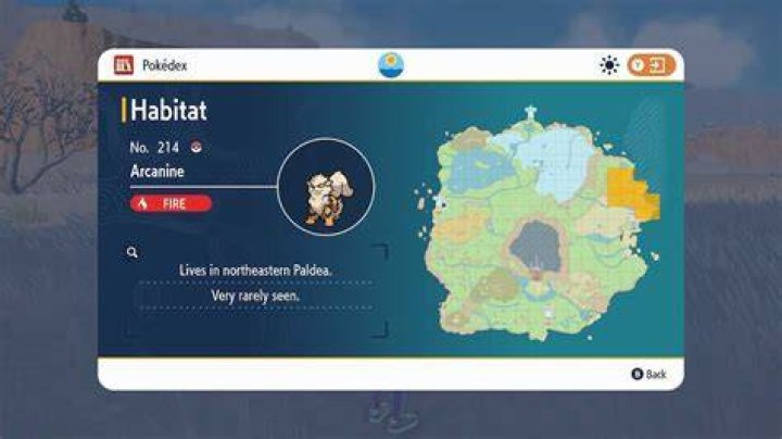 How to Evolve Growlithe into Arcanine in Pokemon Scarlet and Violet Arcanine-Habitat-Scarlet-Violet