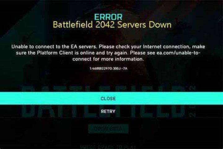 Battlefield 2042 Servers Down check server status