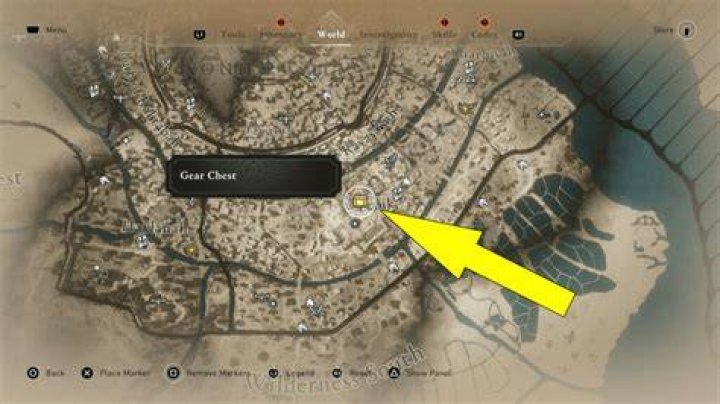 How to Get the Bazaar Chest in Assassin's Creed Mirage Bazaar-gear-Chest-on-Map-in-Assassins-Creed-Mirage