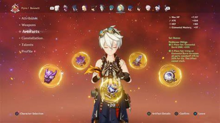 Genshin Impact: The Best Bennett Support Build, Artifacts, Weapons, and More Bennett-best-artifacts