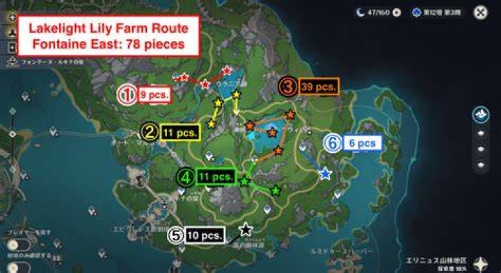 All Lakelight Lily Locations and Best Farming Route in Genshin Impact | Where to Find the Main Ascension Material for Furina Best-Lakelight-Lily-Farming-Route-in-Genshin-Impact