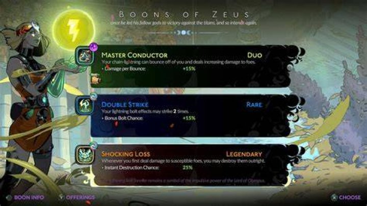 Best Boons for Every God in Hades best-Zeus-Boon