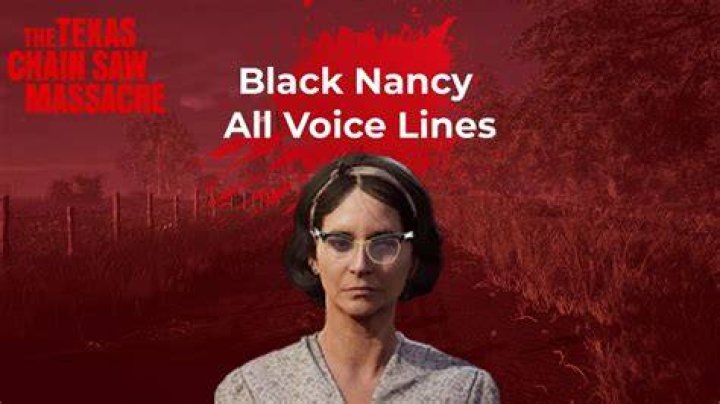Texas Chainsaw Massacre Leaks Welcome A New Member to the Family Black-Nancy-Texas