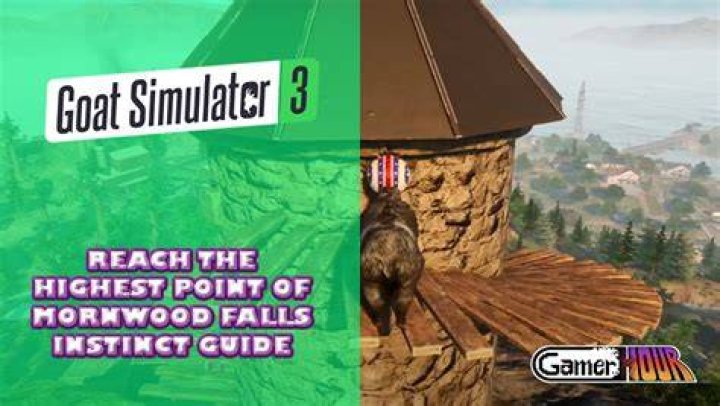 All 29 Ramp Locations in Goat Simulator 3 By-the-Welcome-to-Mornwood-Falls-Sign