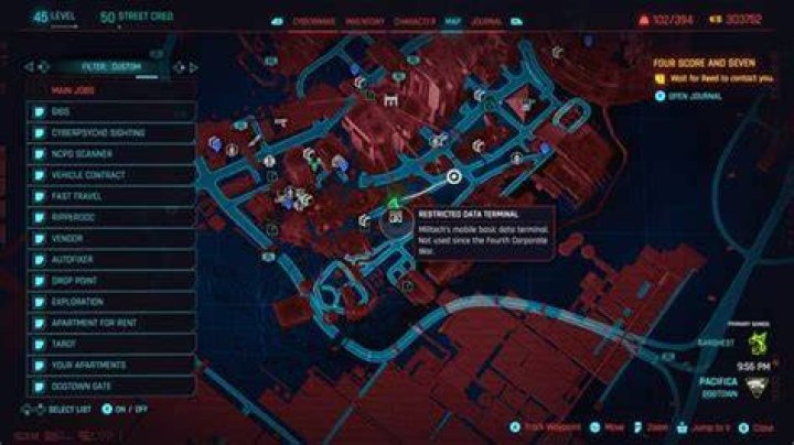 All 15 Relic Point Locations in Cyberpunk 2077 Central-Dogtown-Building-Relic-Point-on-map