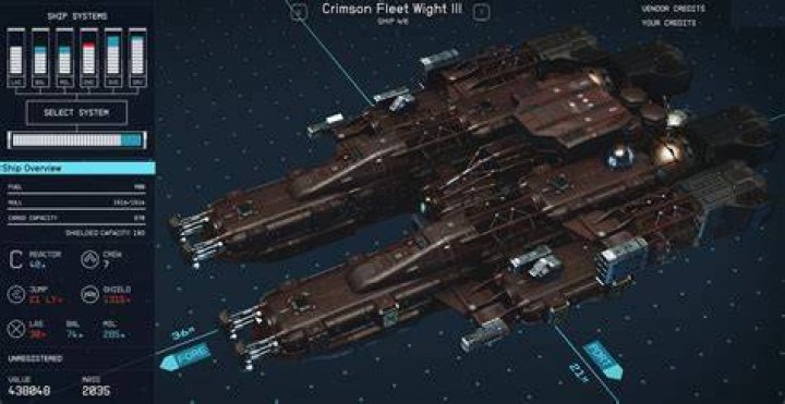 The Best Starfield Ships, Ranked Crimson-Fleet-Wight-III