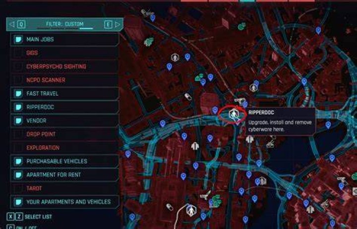 How to Build Lucy From Cyberpunk Edgerunners in Cyberpunk 2077 Cyberpunk-2077-Riperdoc-locations