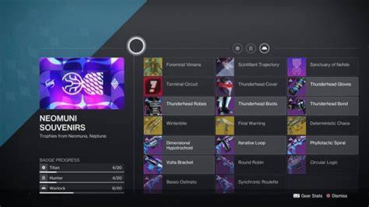 Destiny 2 Neomuni Souvenirs Triumph Guide: How to Get All Lightfall Gear Destiny-2-Neomuni-Souvenirs-Badge-Page