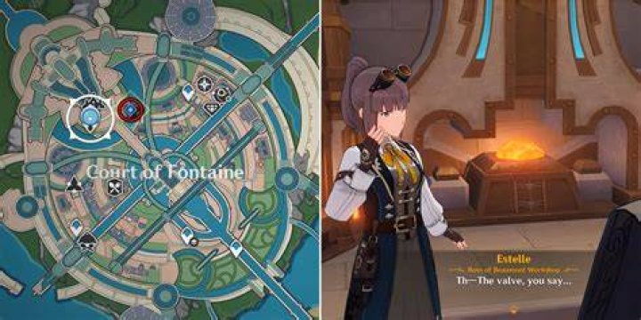 How To Get All Fontaine Craftable Weapon Diagrams in Genshin Impact Estelle-Location-in-Genshin-Impact