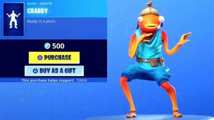 Fortnite Crabby Emote