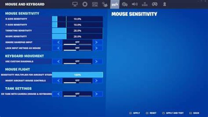 Fortnite PS4 Sensitivity