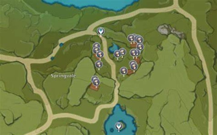 Genshin Impact Philanemo Mushroom Locations Map and Farming Guide Genshin-Impact-Springvale-Philanemo-Mushroom-Locations