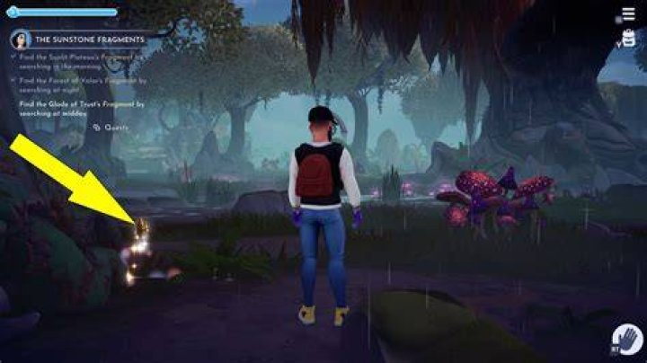 Disney Dreamlight Valley: Where To Find Sunstone Fragments Glade-of-Trust-Sunstone-Disney-Dreamlight-Valley