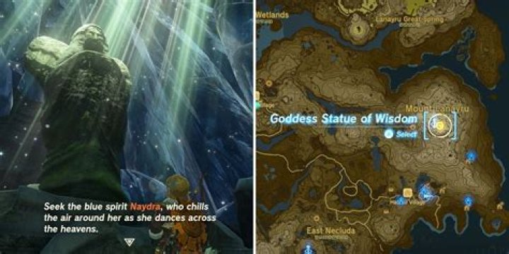 How to Get the White Sword of the Sky in Zelda Tears of the Kingdom (TOTK) Goddess-Statue-Of-Wisdom-Location-in-Zelda-Tears-of-the-Kingdom