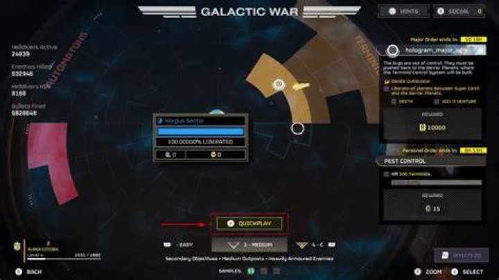 Helldivers 2 Matchmaking Quickplay