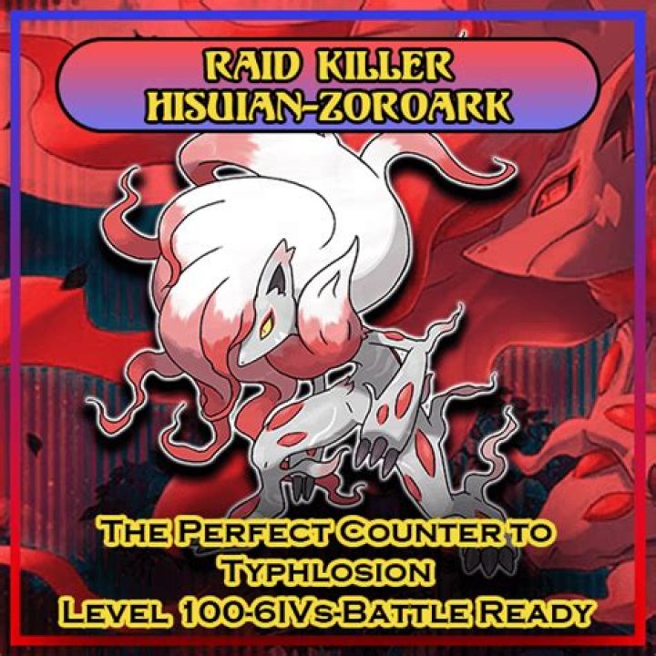 Best Typhlosion Tera Raid Counters in Pokemon Scarlet and Violet Hisuian-Zoroark-Typhlosion-Raid-Counter