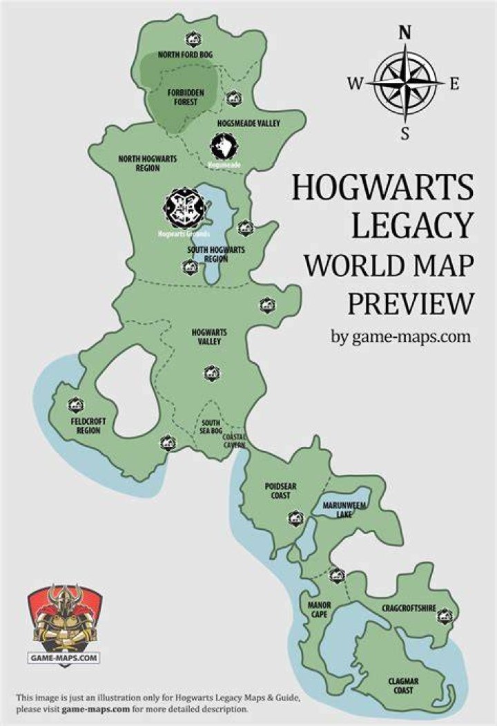 Hogwarts Legacy: All Map Icons & What They Mean Hogwarts-Legacy-World-Map