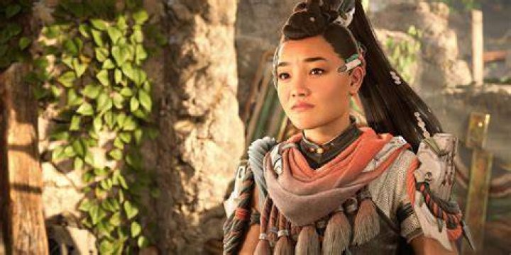 Horizon Forbidden West: Burning Shores Review Horizon-Forbidden-West-Seyka-and-Aloy-crouched-in-the-Pangea-Park