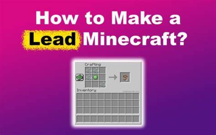 How to Tame Polar Bears in Minecraft How-to-make-a-lead-in-Minecraft