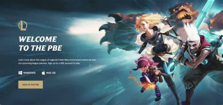 League of Legends PBE access