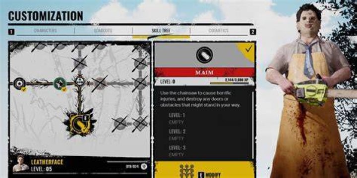 Best Texas Chain Saw Massacre Leatherface Build: Skill Tree, Perks, and Attributes Leatherface-Skill-Tree-2