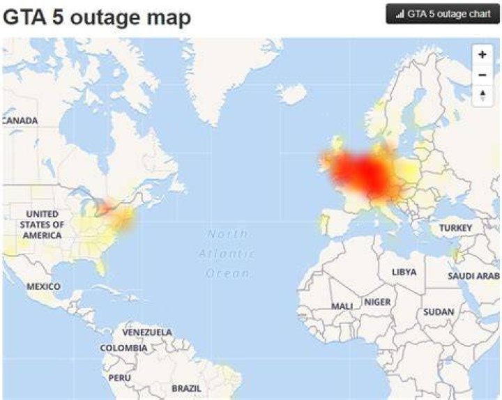 Major Server Outage GTA Online Call of Duty
