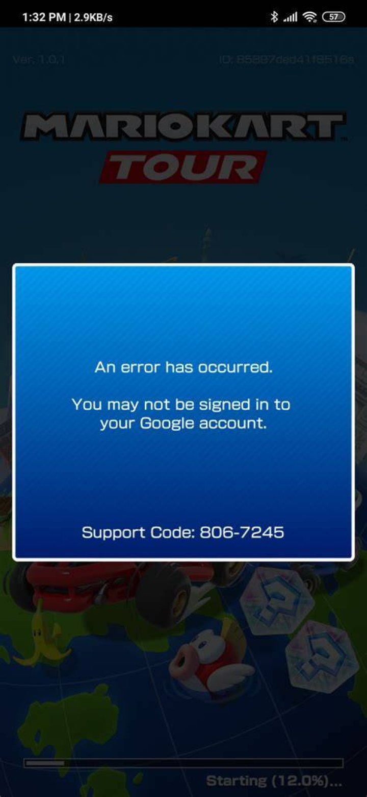Mario Kart Tour An Error Occurred