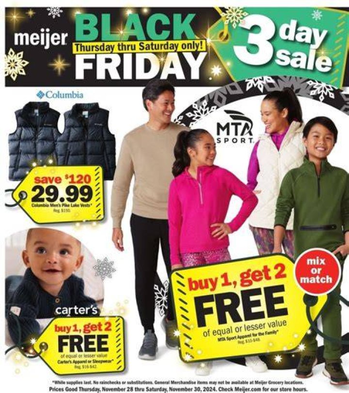 Meijer Black Friday 2017 Ad