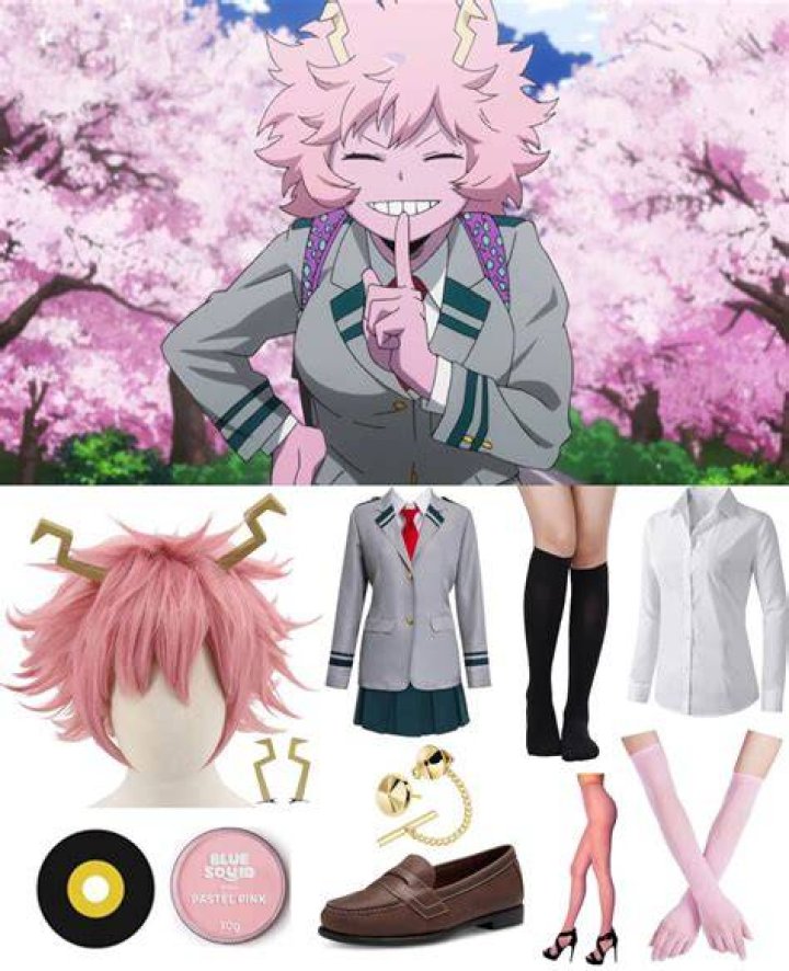 All My Hero Academia Characters' Ages, Heights, Birthdays, and Zodiac Signs Mina-wearing-her-costume