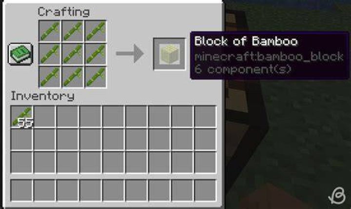 Minecraft how to make bamboo blocks 1-20 update