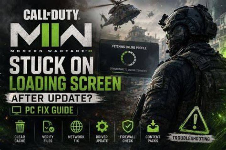 Modern Warfare update stuck