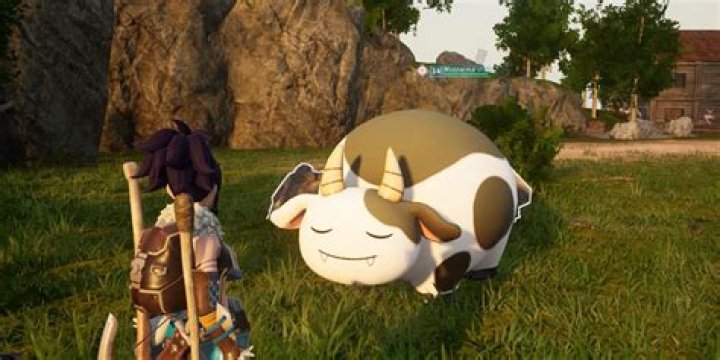How to Breed Pals in Palworld Mozzarina-Working-at-the-Ranch-in-Palworld