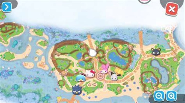 Hello Kitty Island Adventure My Melody Crate Locations: Small Gift Big Smile Quest Guide My-Melody-Crate-Three-on-Map