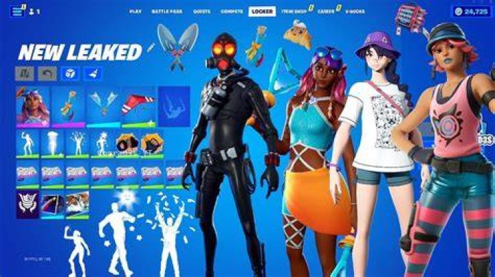 new leaked fortnite skins