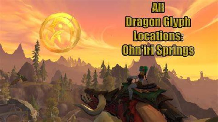 All Dragon Glyph Locations in World of Warcraft: Dragonflight Ohniri-Springs-Dragon-Glyph