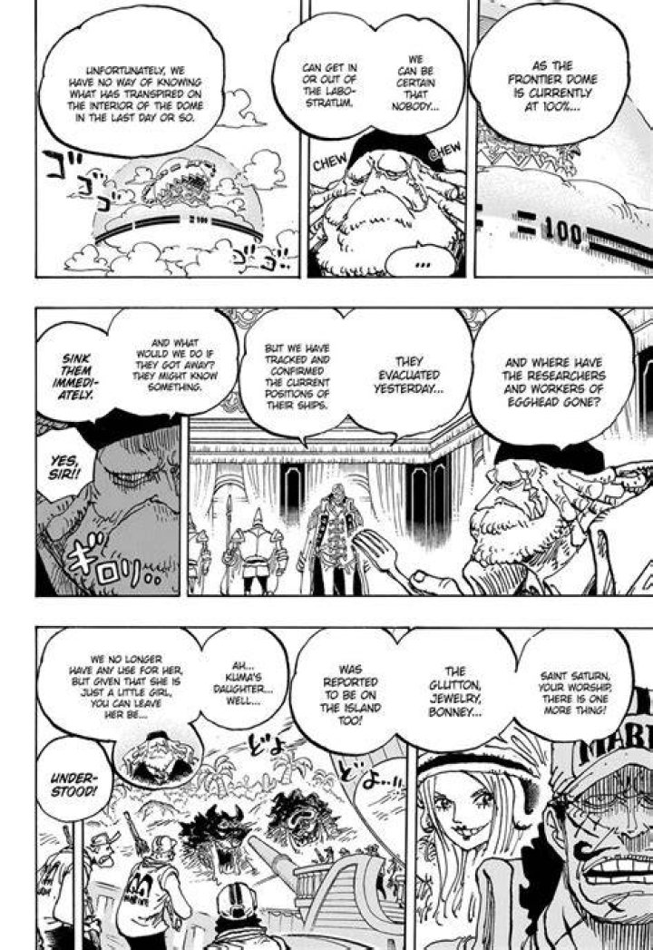 One Piece Chapter 1089 Leaks Suggest a Disappointing Follow Up to Marines Arriving at Egghead Island One-Piece-Chapter-1089-1