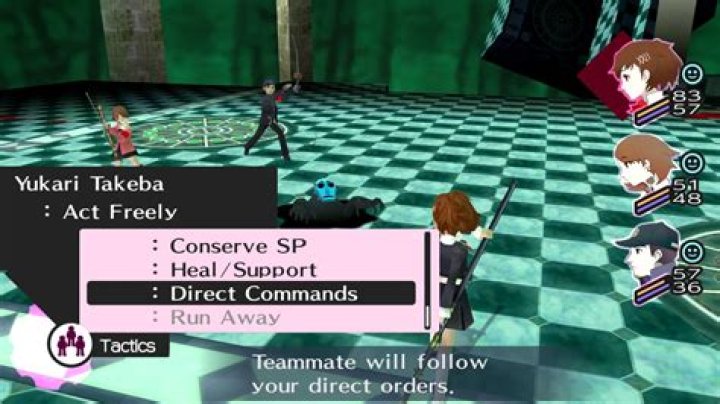 How to Directly Control Party Members in Persona 3 Portable Persona-3-Portable-Direct-Commands-Party-Members