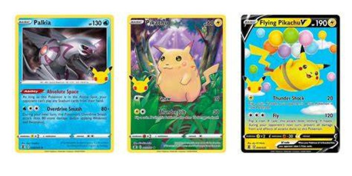 Pokemon 25th Anniversary cards