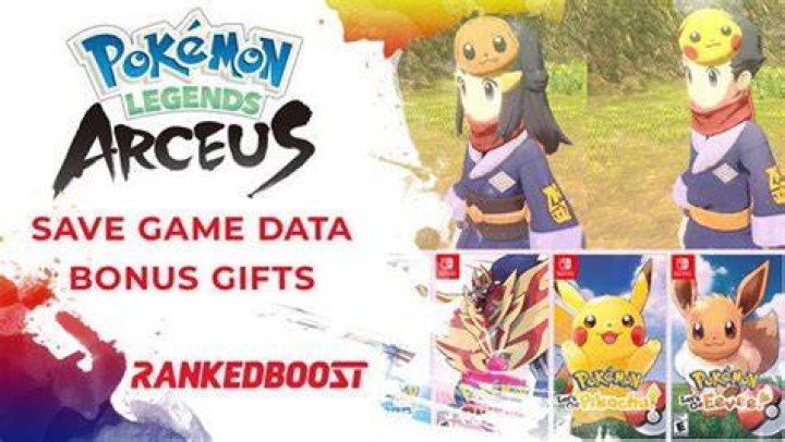 Pokemon Legends Arceus Save Data Bonus