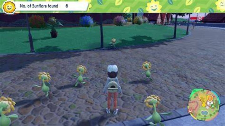 All 10 Sunflora Hide and Seek Locations in Pokemon Scarlet and Violet Pokemon-Scarlet-and-Violet-Sunflora-Location-1