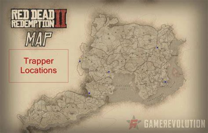 Red Dead Redemption 2 Trapper Locations
