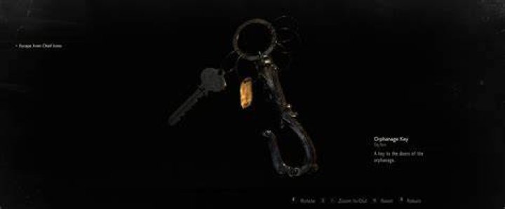 Resident Evil 2 Orphanage Key