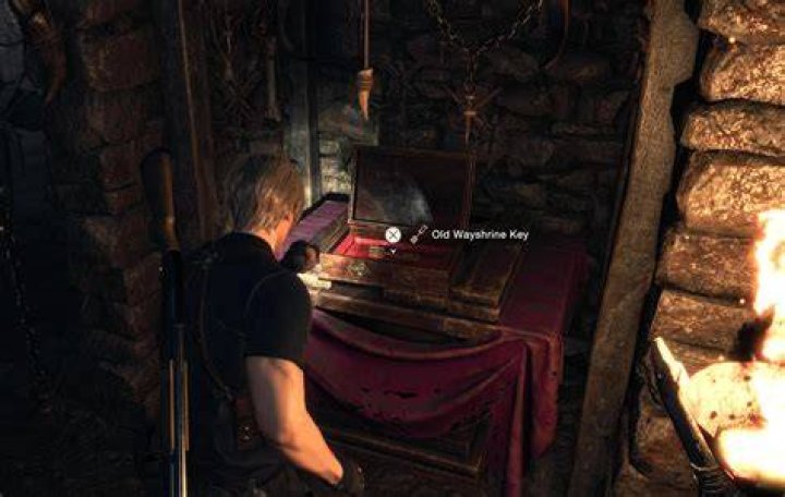 Resident Evil 4 remake Wayshrine Key Location Map