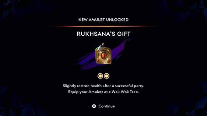 Prince of Persia The Lost Crown: Best Amulets and Where to Find Them Rukhsanas-Gift-Amulet-Prince-of-Persia-The-Lost-Crown
