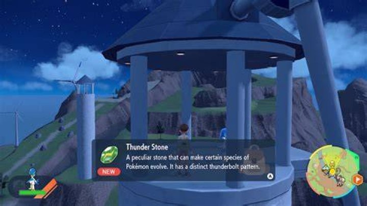 Where to Find a Thunder Stone in Pokemon Scarlet and Violet Scarlet-Violet-Thunder-Stone-Found