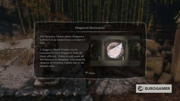 Sekiro Dragonrot Tooltip