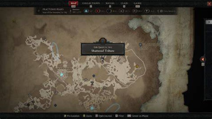 How to Complete All Ally of the Bear Tribe Side Quests in Diablo 4 Shattered-Tribute-Location-Diablo-4